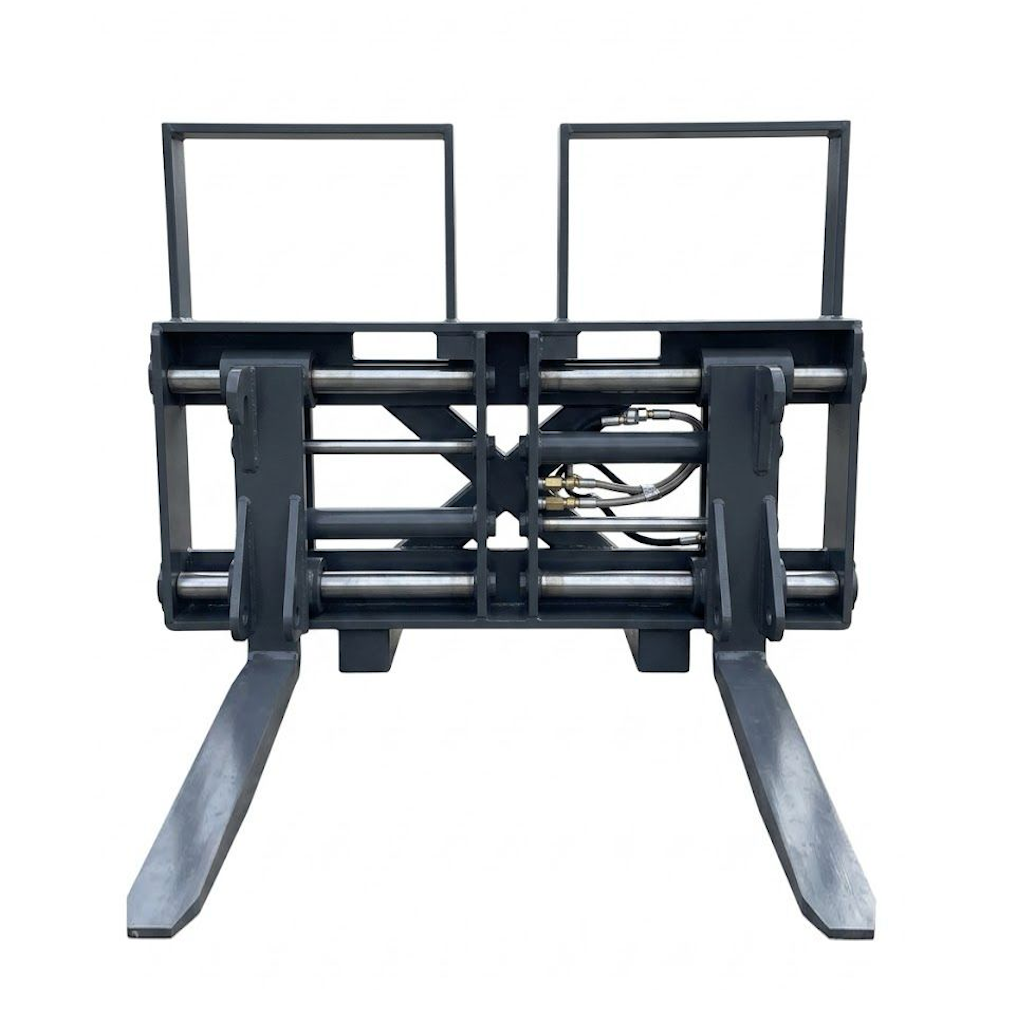 Pallgafflar Hydrauliska Small (1200x1200) Rejäla hydrauliska pallgafflar för daglig användning - dubbla cylindrar
1200x1200x880mm 
Kapacitet  800kg