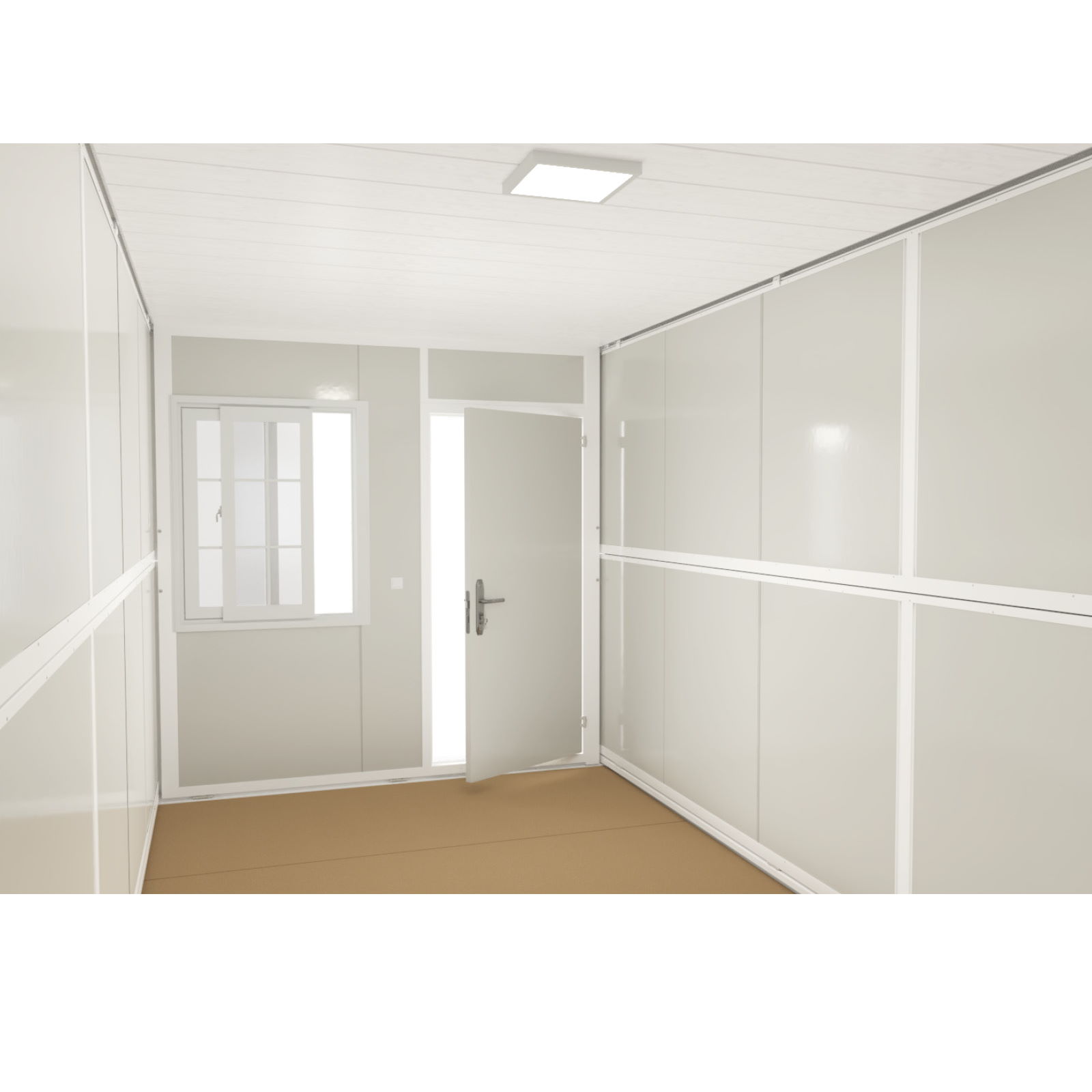 Containerhus Enkeldörr, oisolerad thumbnail