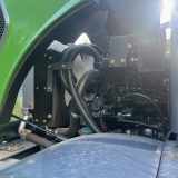 Motorrummet på lastmaskinen Skipsna T3600 med kylare, fläkt och dieselmotor