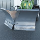 Vikplog VB1800 rakt framifrån på lastmaskin